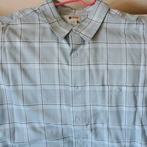Men checkered short sleeve shirt